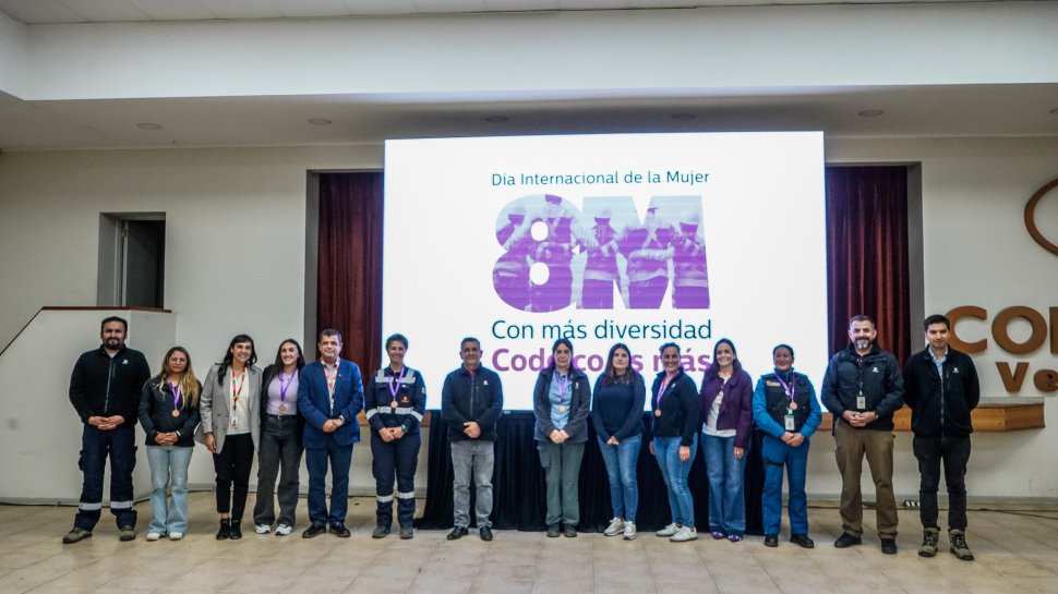 Codelco Ventanas conmemora el Día Internacional de la Mujer con reconocimiento a trabajadoras