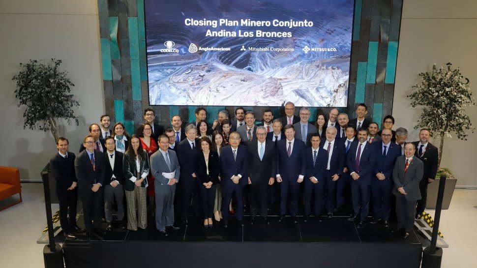 Anglo American y Codelco completan acuerdo Andina–Los Bronces y allanan el camino para sumar 2,7 millones de toneladas de cobre adicionales